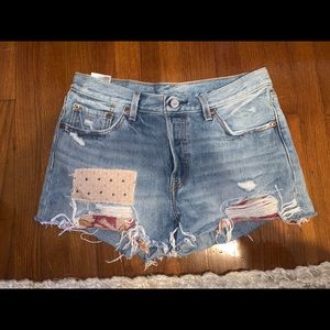 Levi Jean Vintage Custom Cutoff Shorts